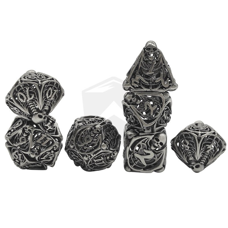 D&d Dice Polyhedron Hollow Dice Dungeons And Dragons Custom Metal Rpg Dnd Dice Set