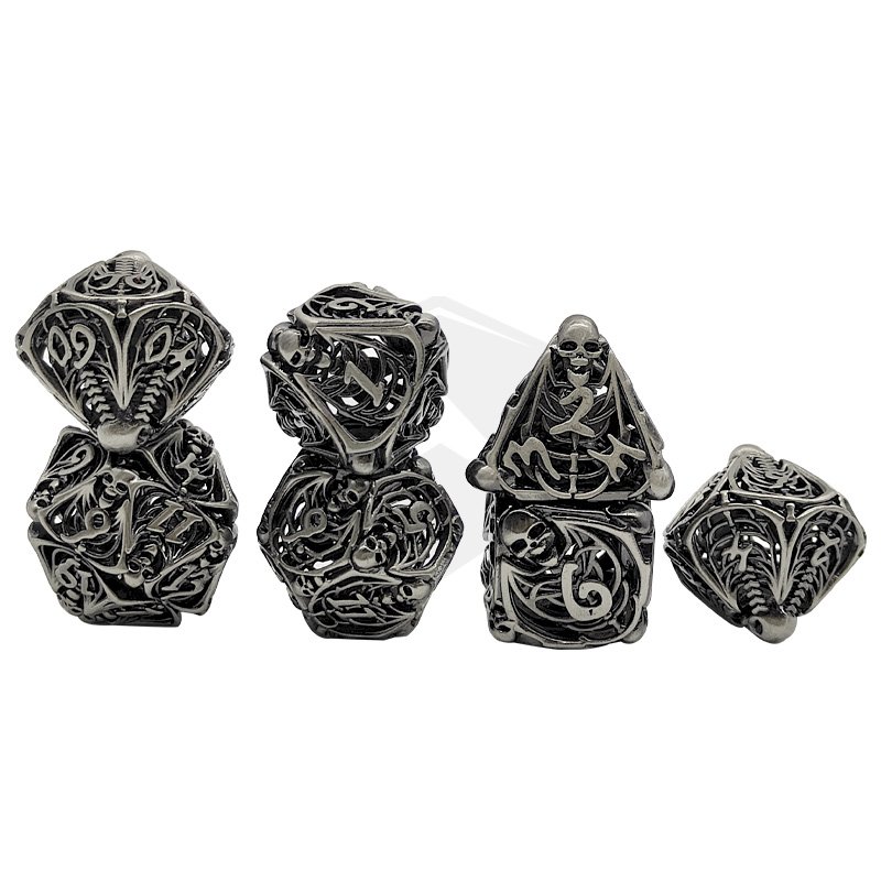 D&d Dice Polyhedron Hollow Dice Dungeons And Dragons Custom Metal Rpg Dnd Dice Set