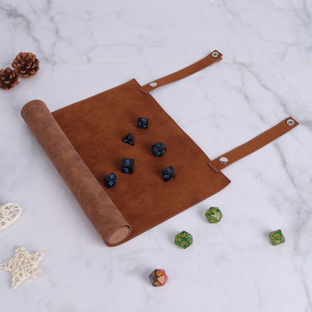 Wholesale vintage custom logo dungeons and dragons d&d rpg Dice mat Accessories Dice Rolling Tray