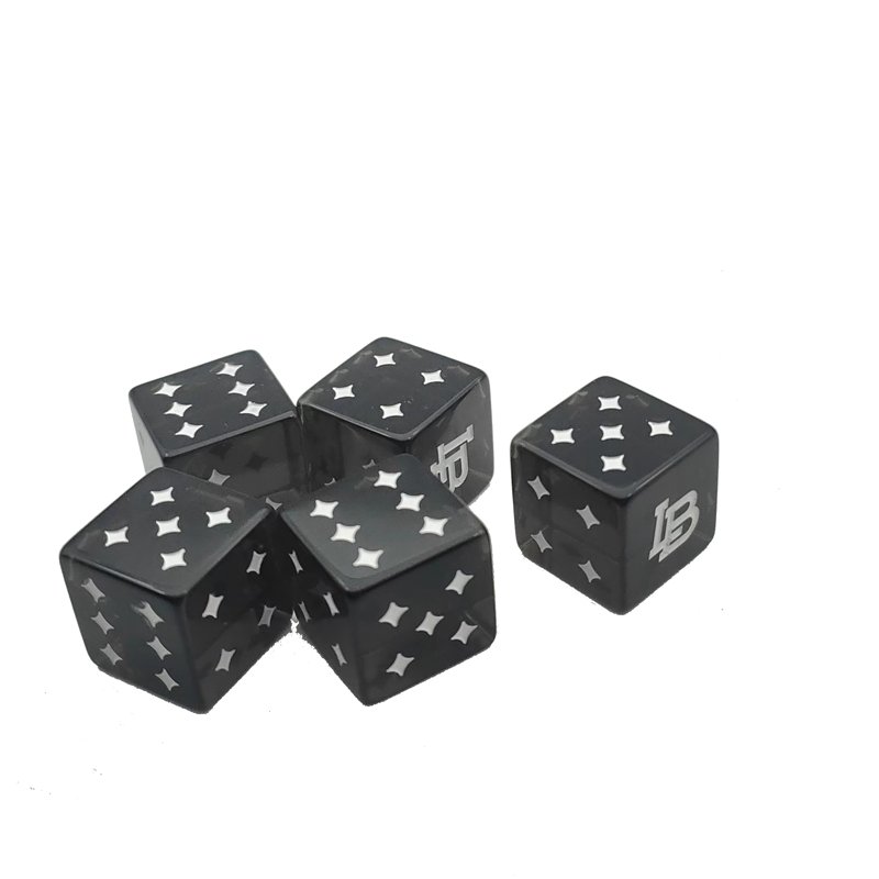 Custom Parchis Plastic Dice Acrylic Dnd Roll Casino Dice Acrylic Set 16mm D6 Plastic Adult Dice Games