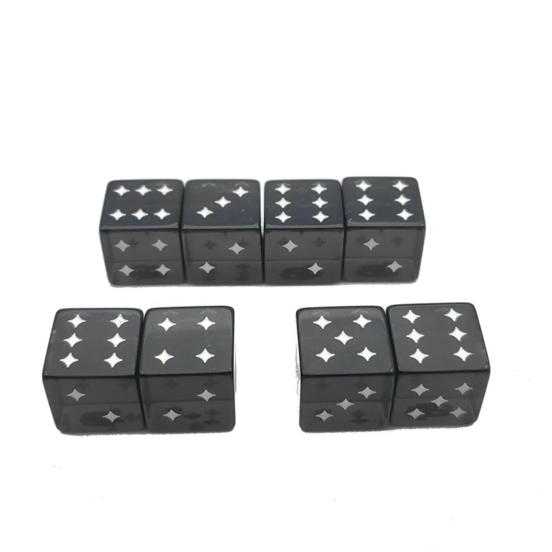 Custom Parchis Plastic Dice Acrylic Dnd Roll Casino Dice Acrylic Set 16mm D6 Plastic Adult Dice Games