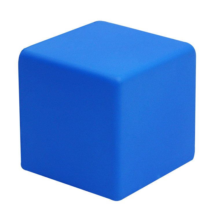 high quality custom logo pu foam anti stress cube dice for promotion gift