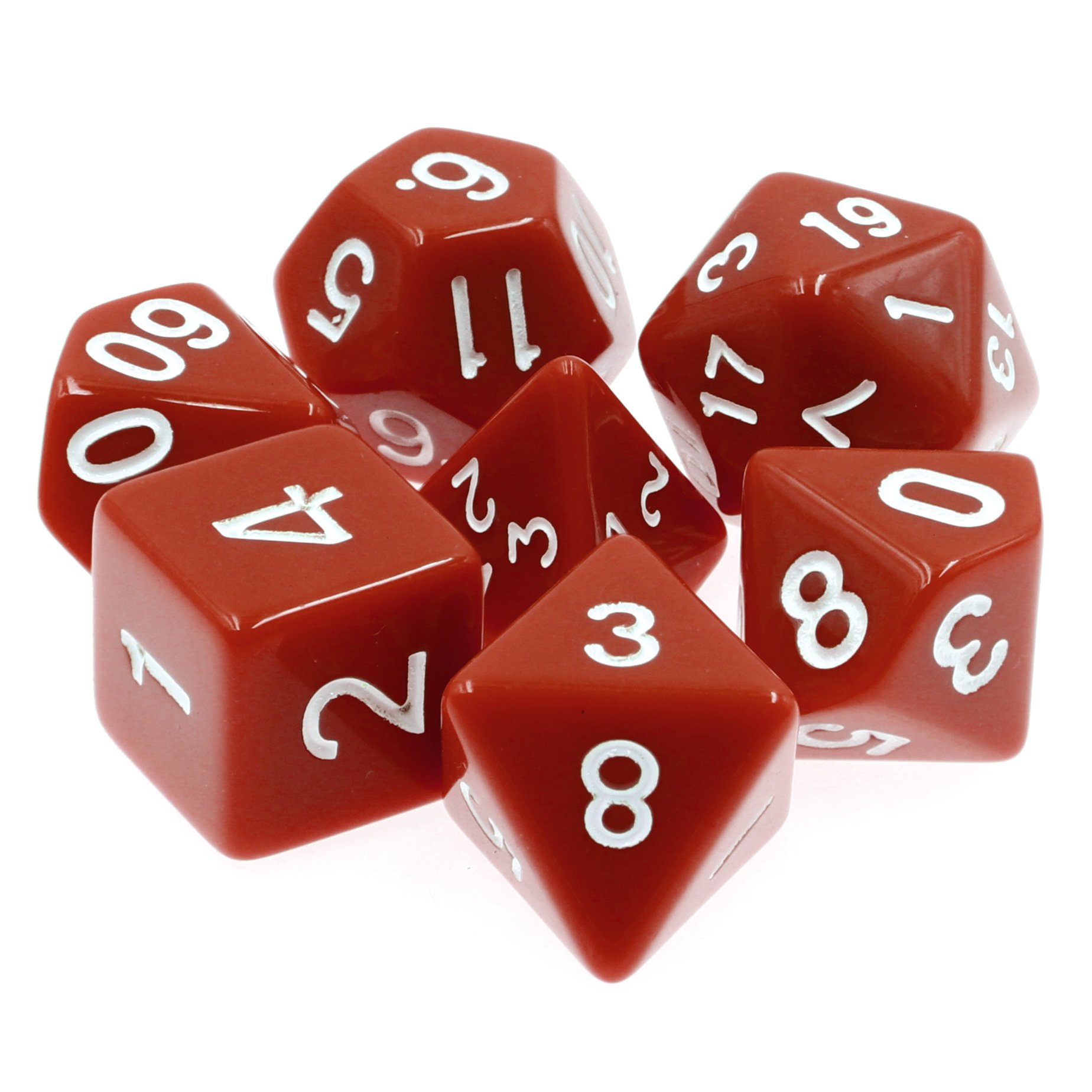 HD Dice High Quality DND Dice Handmade Acrylic Polyhedral Dice Set for MTG Table Games