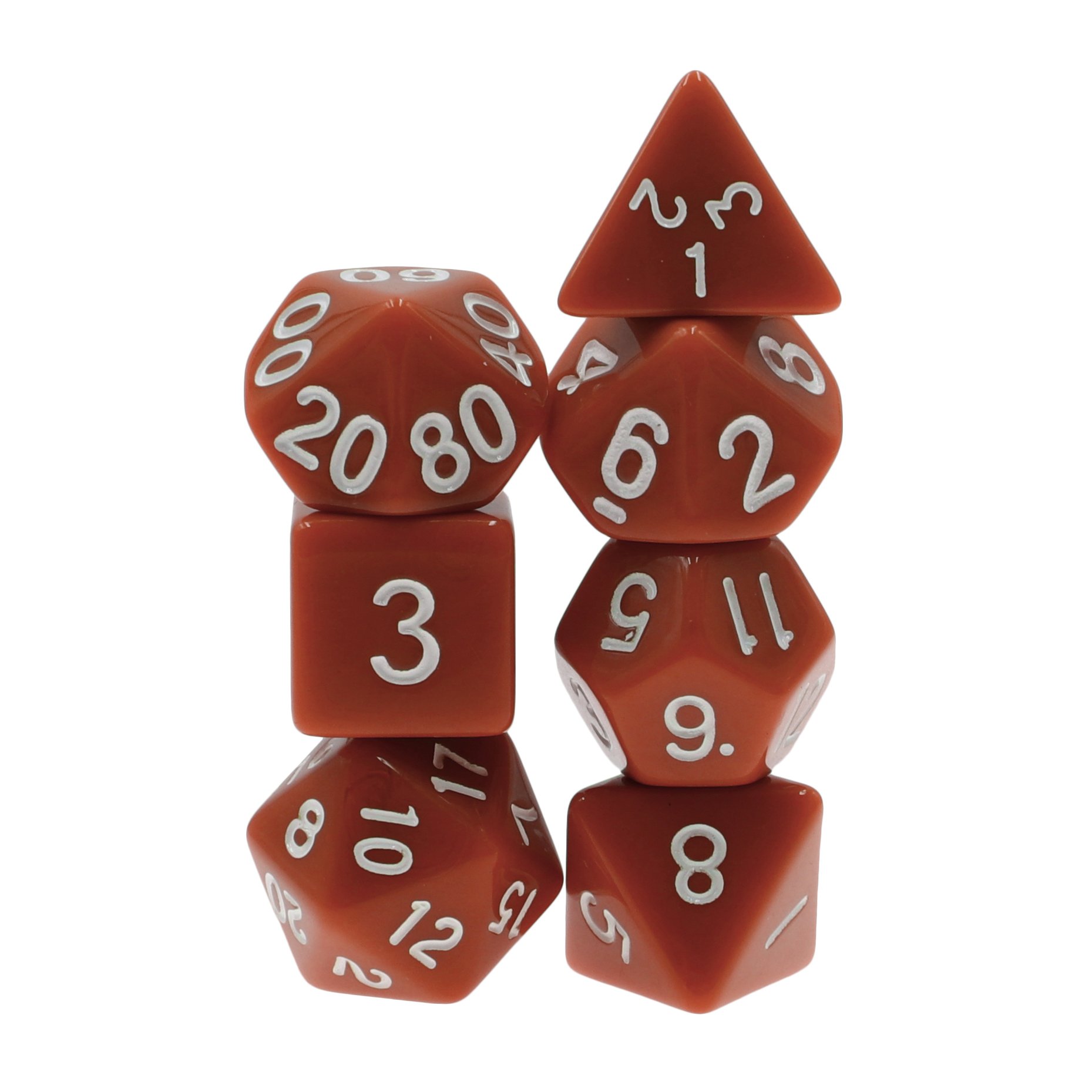 HD Dice High Quality DND Dice Handmade Acrylic Polyhedral Dice Set for MTG Table Games