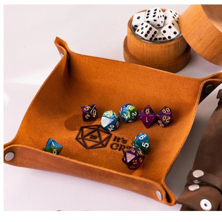 YY Personalized Leather Tray Rolling Dice Tray Personalized anniversary gifts Valet Tray Gifts for Him