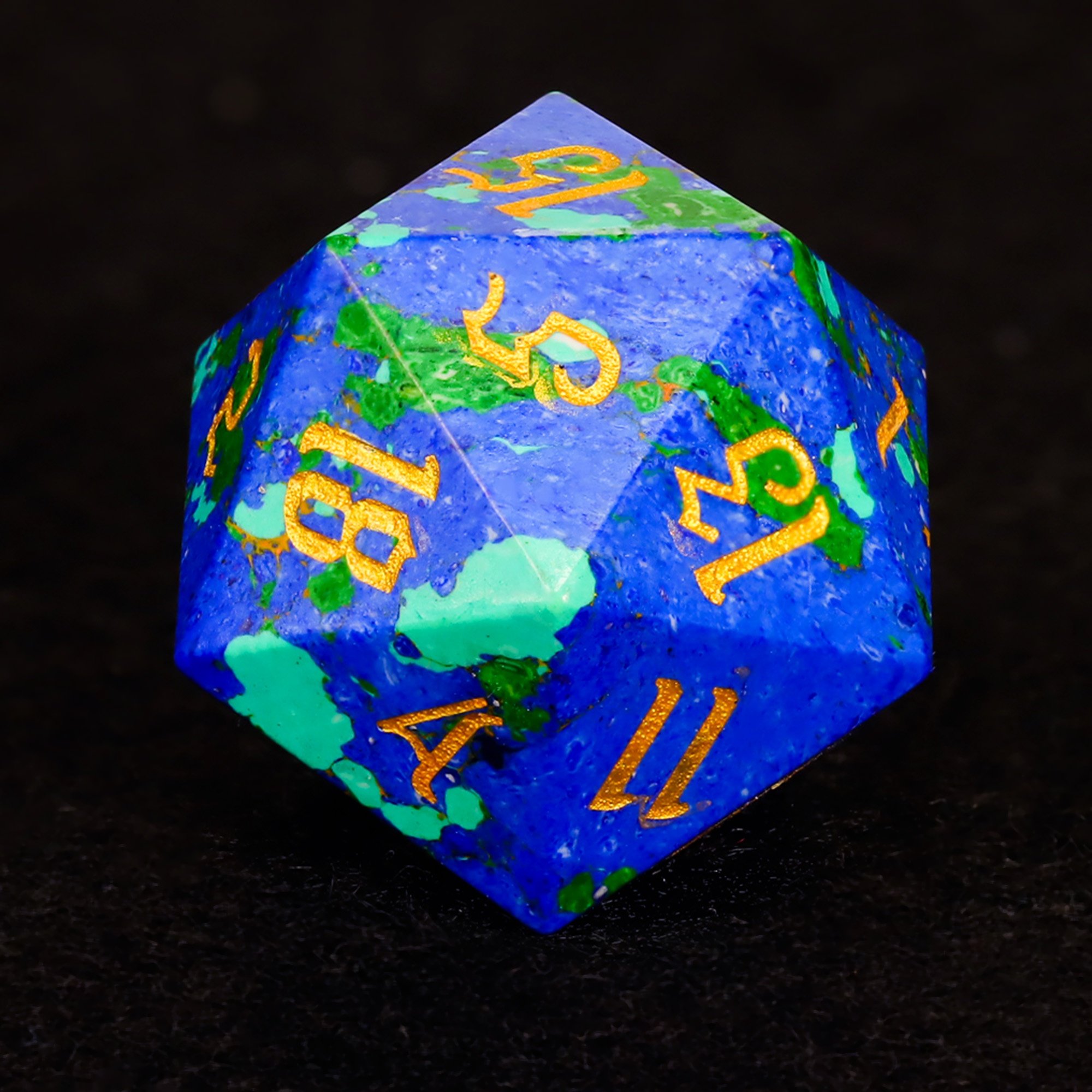 Factory wholesale customized high quality white turquoise dice set for dungeons and dragons RPG