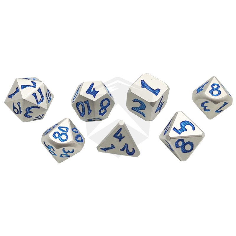 Custom Dicing 20mm D20 Bulk Game Wholesale Metal Gemstone Polyhedral RPG Dnd Dice Set