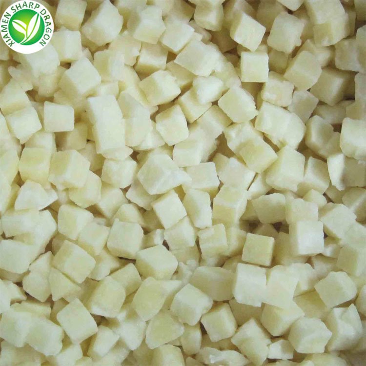 Wholesale IQF Vegetables Frozen Potato French fries Dice Slice Sliced Chunk Diced Block Cubes Cuts Strip Bulk Freeze Freezing