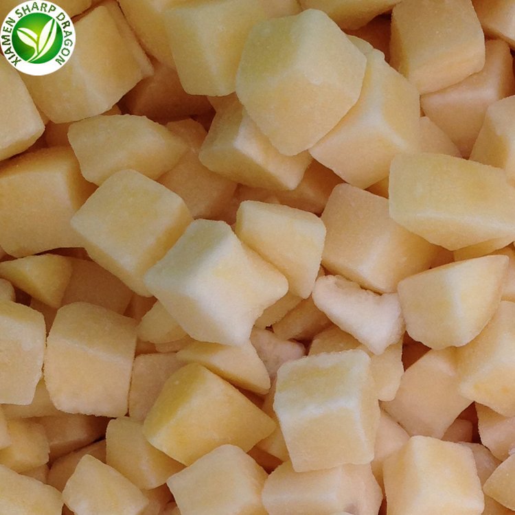 Wholesale IQF Vegetables Frozen Potato French fries Dice Slice Sliced Chunk Diced Block Cubes Cuts Strip Bulk Freeze Freezing