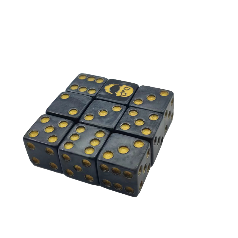 Dice Custom Logo Games Games Plastic Poker 16mm D6 Acrylic Resin Dice Custom Casino Adult Dice Games
