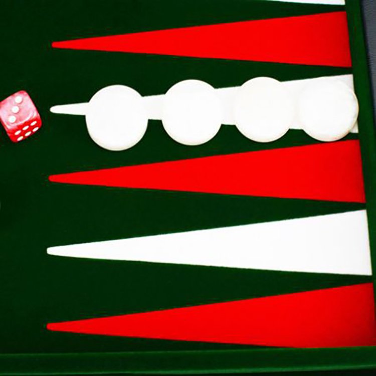 Customs Handmade Backgammon Chess With Dice Checkers Luxury Board Game Case Leather Backgammon Set