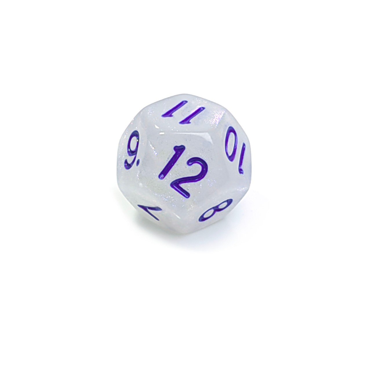Factory bulk D12 polyhedral roll black number plastic acrylic custom color dice for dnd accessories board game