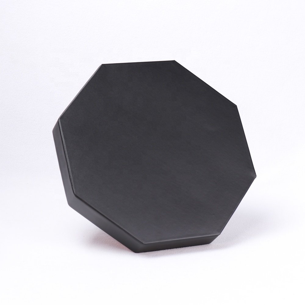 Customized Unique Durable Octagonal Dice Game Board Personalized Design Leather Storage Dice Tray