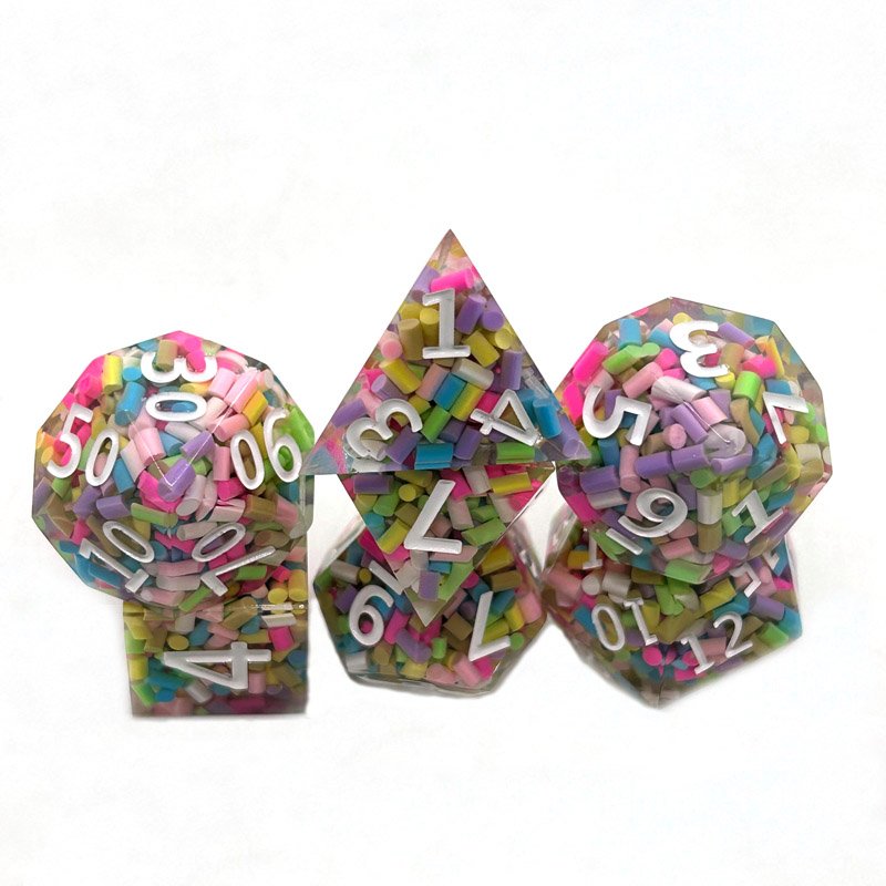 2022 The Latest Design Resin Dice Polyhedral DND Dice