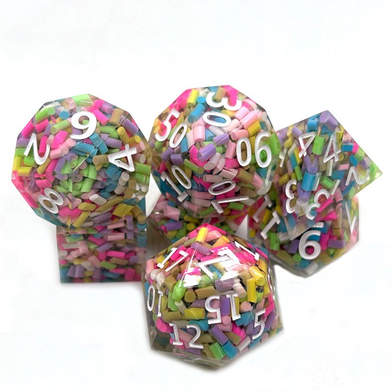 2022 The Latest Design Resin Dice Polyhedral DND Dice