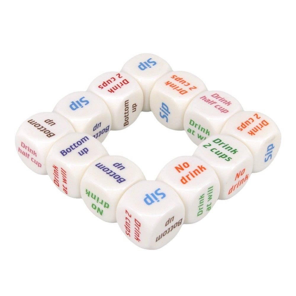 Customized Logo Personalized Unique Colored Dice D6 Polyhedral Gold And Black Table Games Acrylic Resin Dice Casino Dice Set