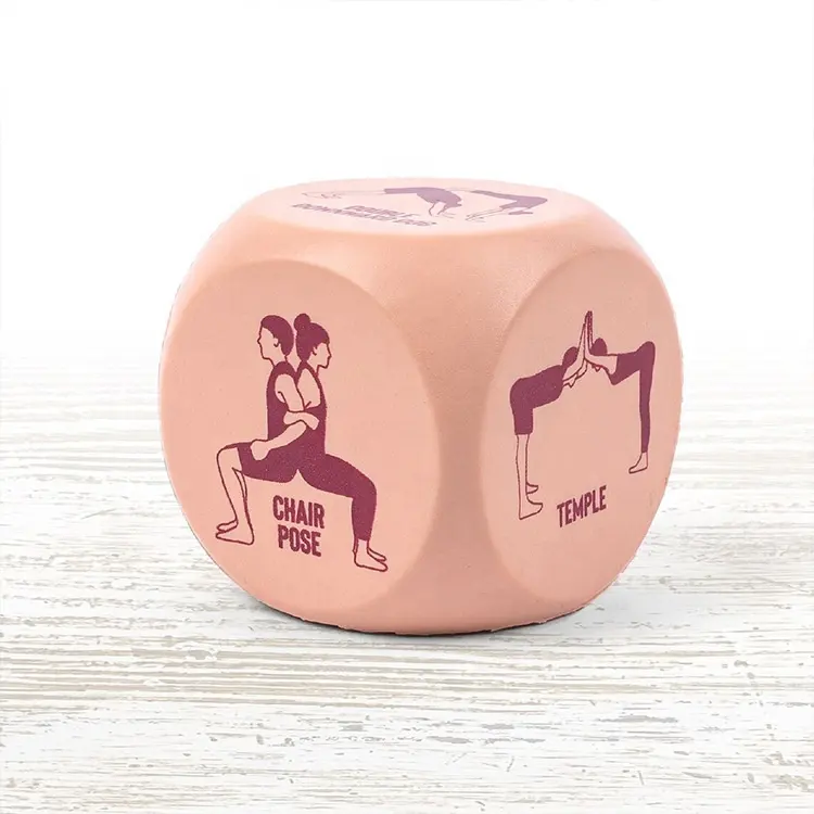 2024 New Arrivals Custom 6-Sided Beech Game Cube Customized Red Love Romantic Creative Fun Wooden Dice Toy For All Ages