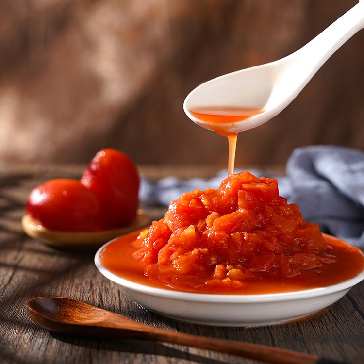 top Quality healthy food customized diced tomato with your label