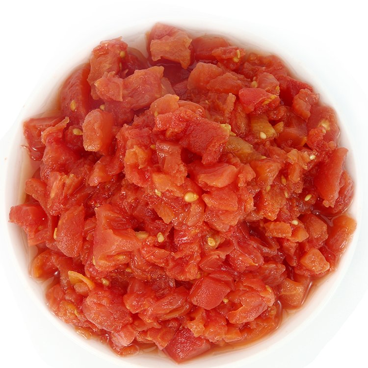 top Quality healthy food customized diced tomato with your label
