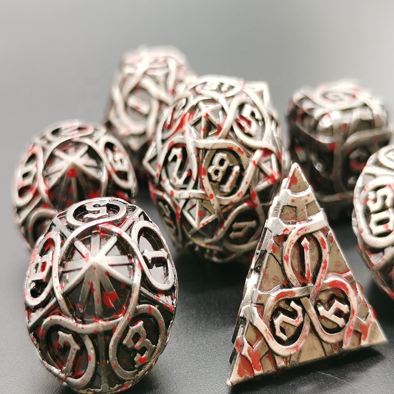 High Quality Custom Dice Colorful Metallic Dice