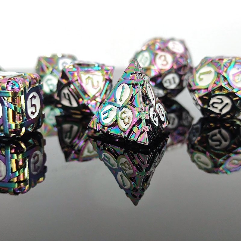 High Quality Custom Dice Colorful Metallic Dice