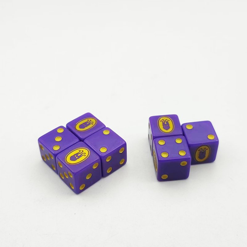 engrave custom printed personalized 16mm dice factory wholesale polyhedral D6 acrylic casino adult games dice set