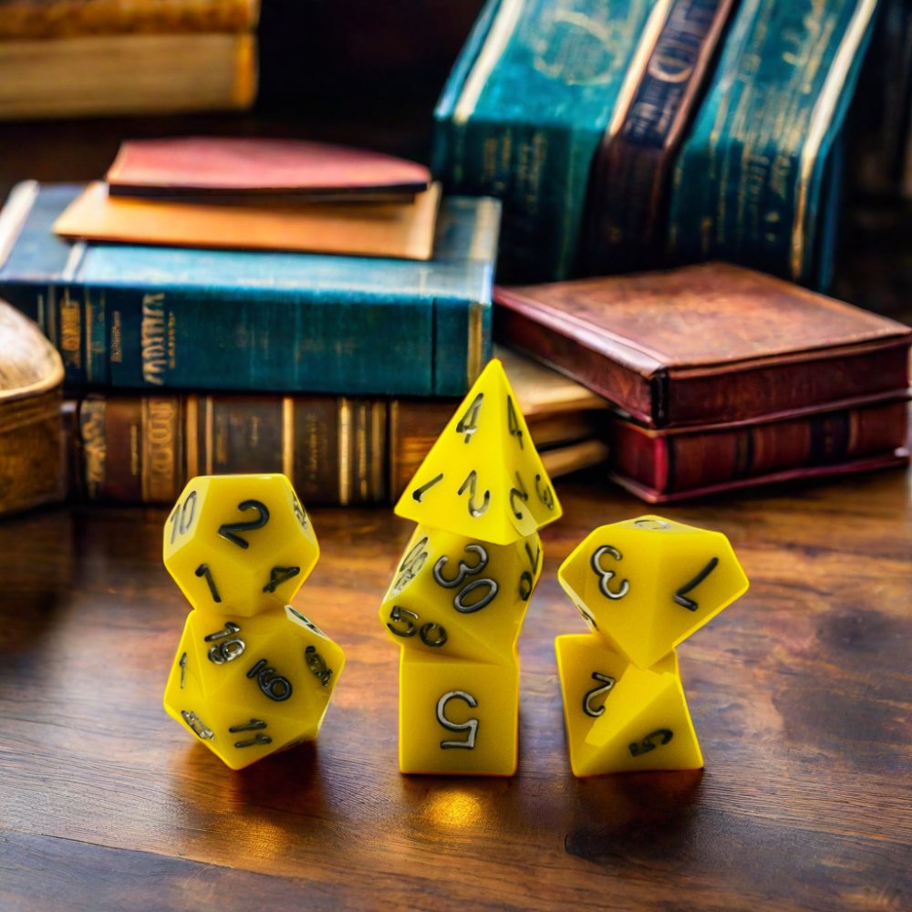 Custom Colorful Transparent Resin Dice Polyhedral Plastic Dice For Dungeons And Dragons Games