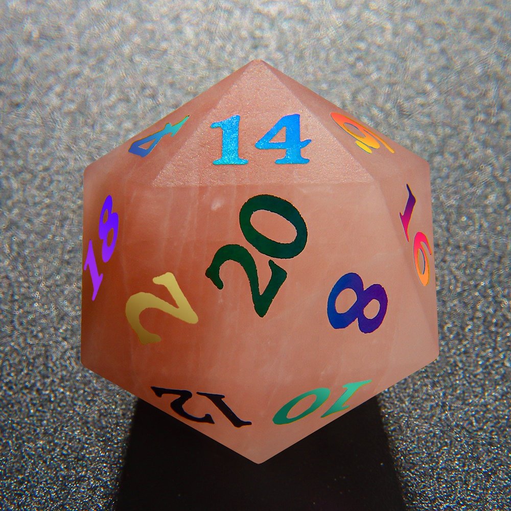Custom Logo Dice D20 Dice DND RPG Polyhedron Dice