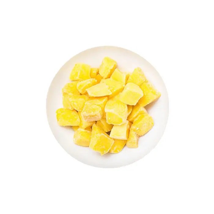 IQF fresh frozen mango cubes 10x10mm 12x12mm 15mm 20mm dices 1/2 cut halves mango frozen fruits