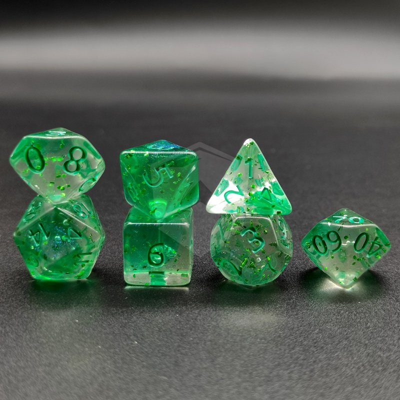 Manufacture Polyhedral Dice Set Acrylic DnD dice games custom d6 dice for dungeons and dragons