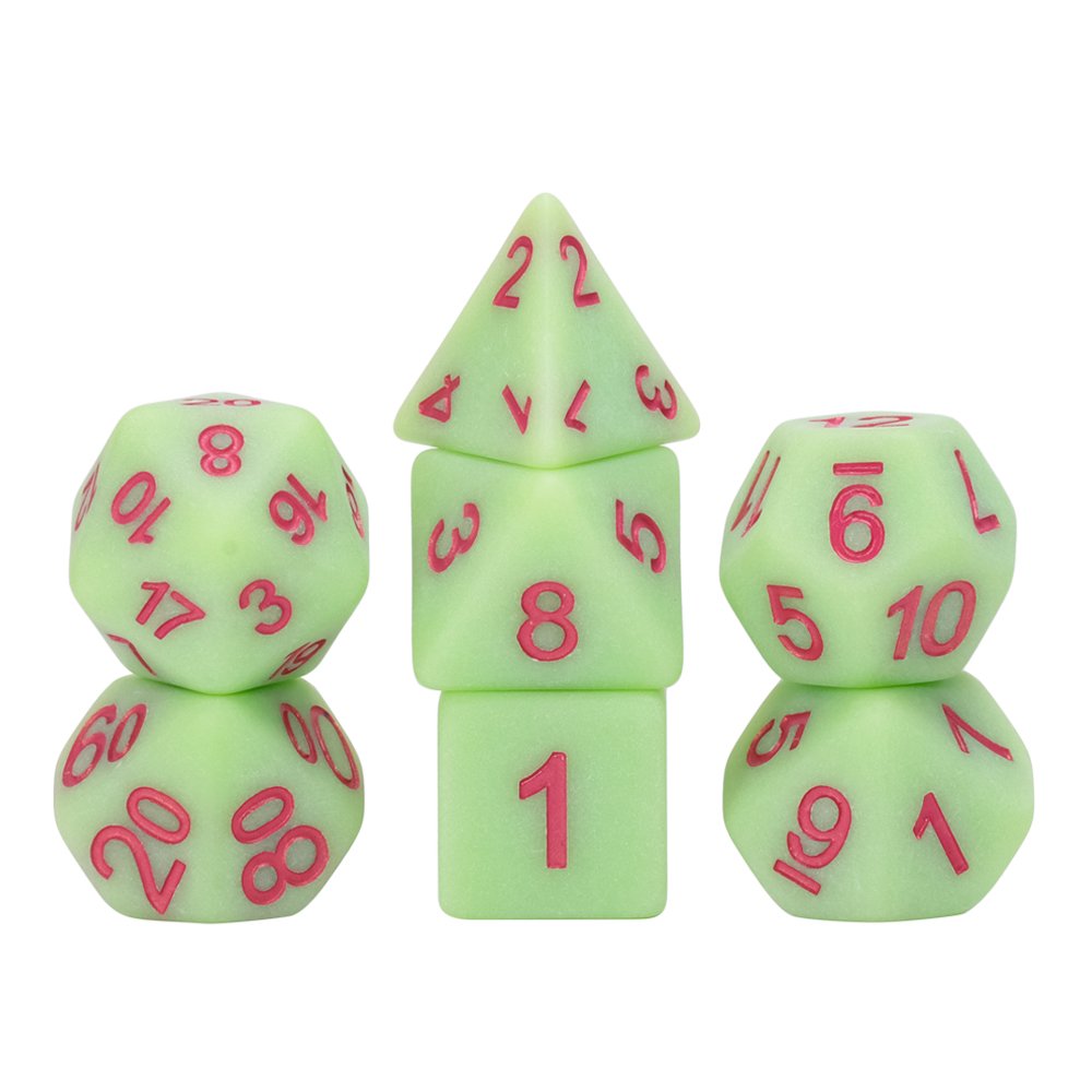 matte rpg dice games resin polyhedral dungeon & dragon Roll dnd dice set For Entertainment Games