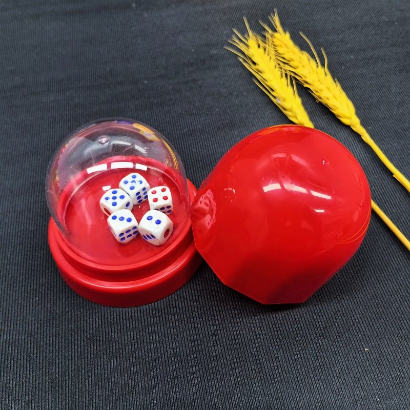 Thickened transparent cover dice cup sieve set with base barbecue stall bar color cup shake cup customizable logo