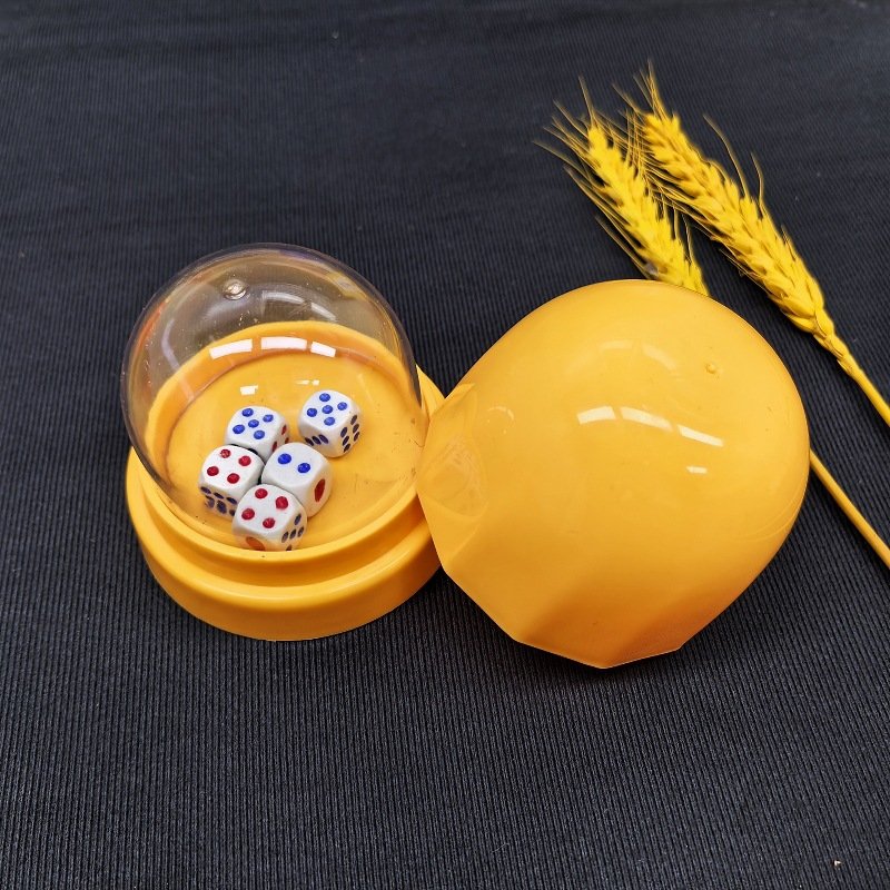 Thickened transparent cover dice cup sieve set with base barbecue stall bar color cup shake cup customizable logo