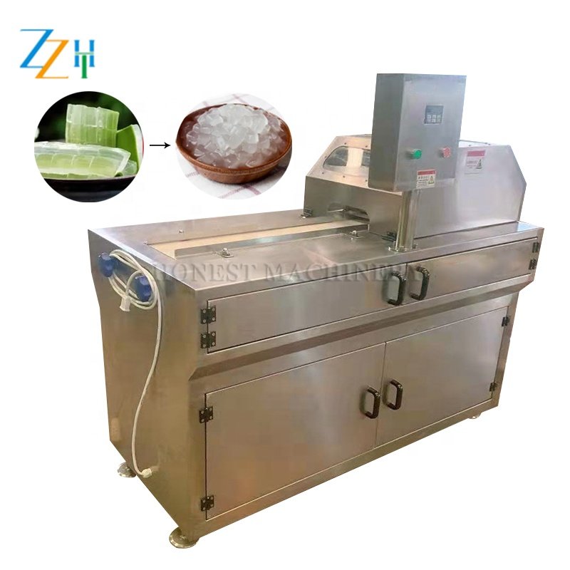 High Efficiency Electric Aloe Vera Processing Plant / Aloe Washing Peeling Machine / Aloe Dicing Machine