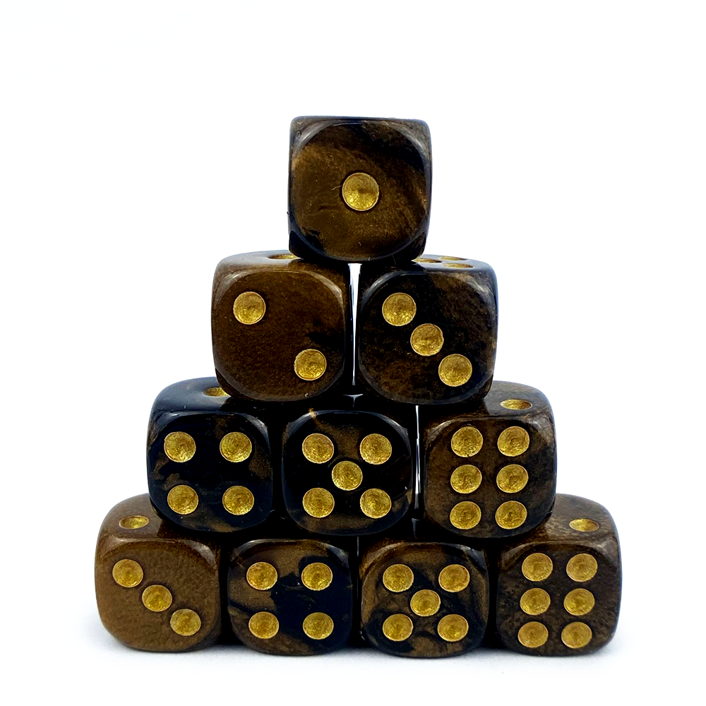 Board Game 12mm D6 Acrylic Dice Two-color Rounded Corners High Quality Dice Game Teaching Custom Dice