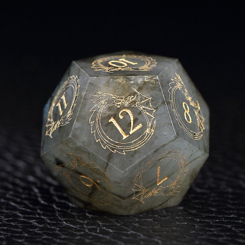 New arrival DND polyhedral stone dice for Dungeons and Dragons Handmade Stone Dice