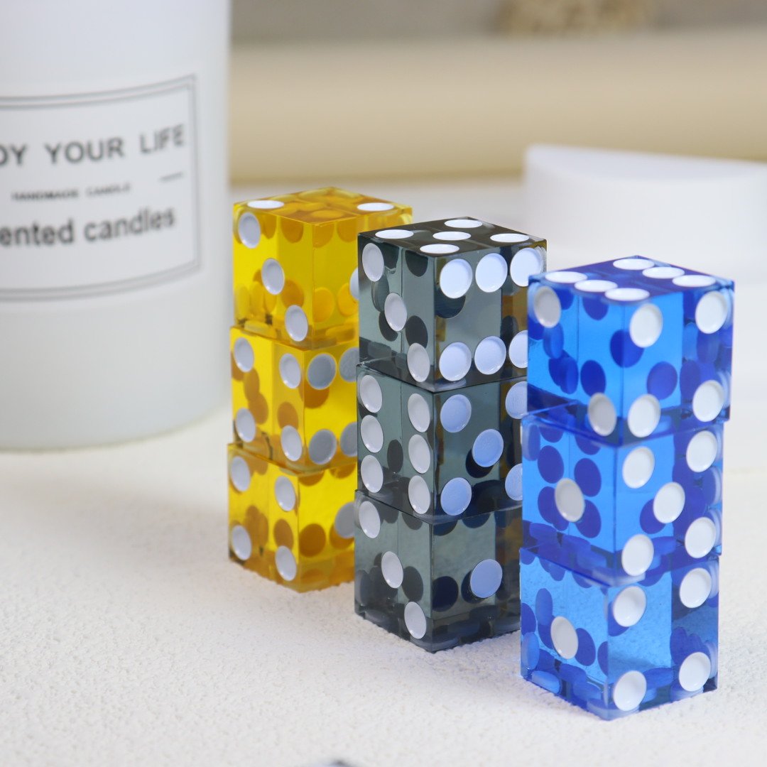 Factory Direct Sales Hot Sale Resin Dice 7 pcs Edge Cock exclusive Dice DND Game Dice
