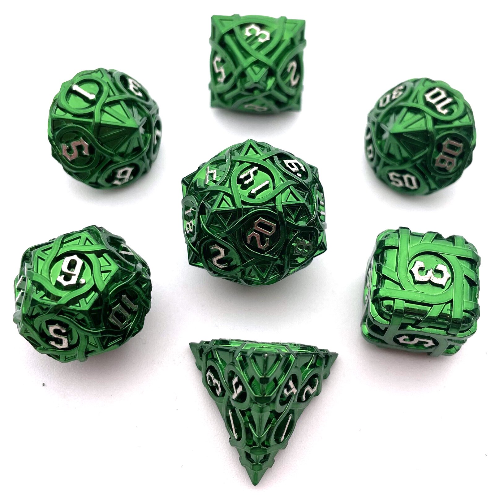 Custom polyhedral DND RPG Dice Metal Dungeons & Dragons board game board game accessories