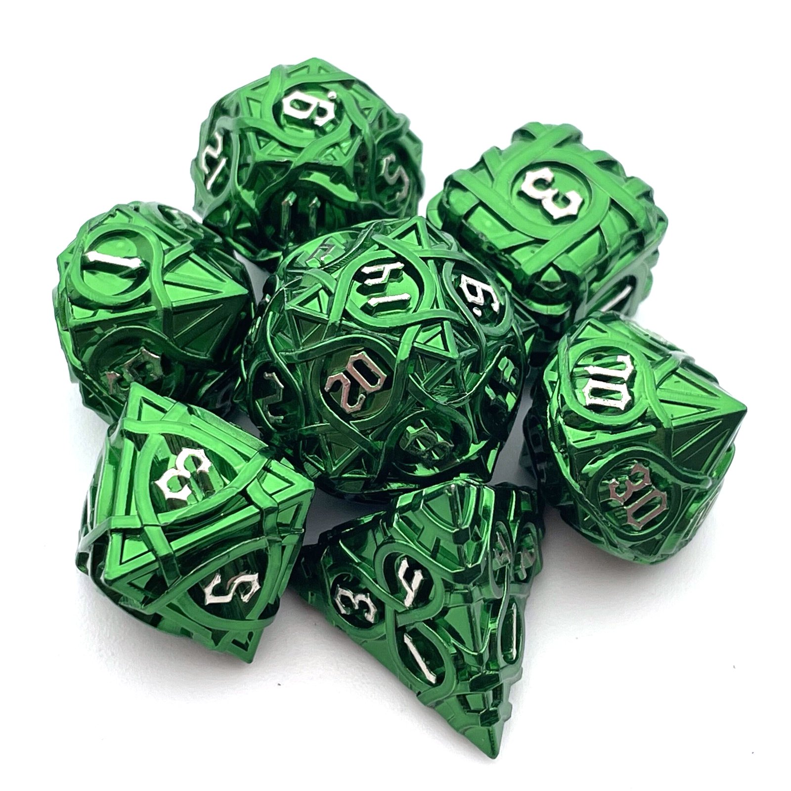 Custom polyhedral DND RPG Dice Metal Dungeons & Dragons board game board game accessories
