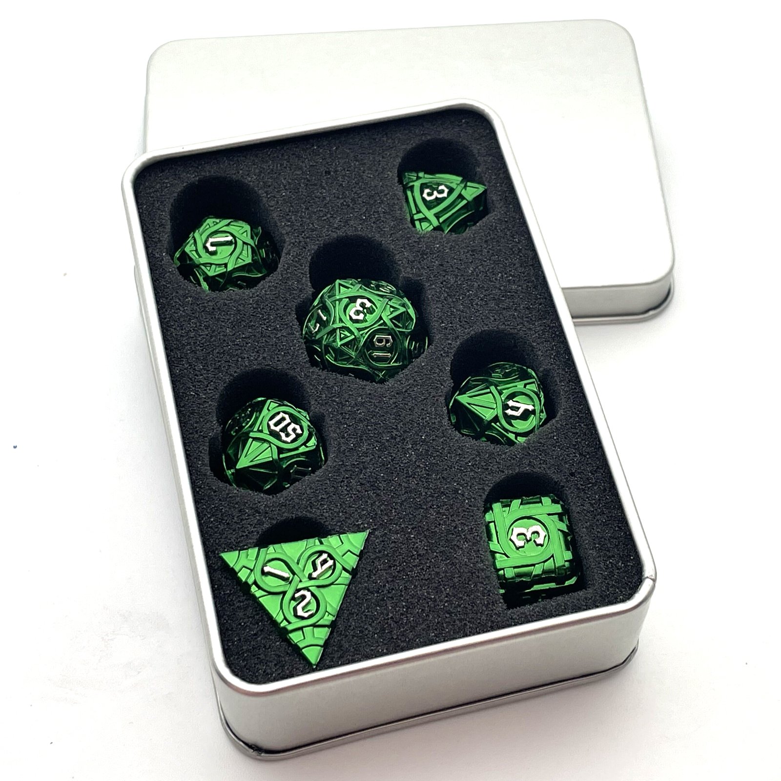 Custom polyhedral DND RPG Dice Metal Dungeons & Dragons board game board game accessories