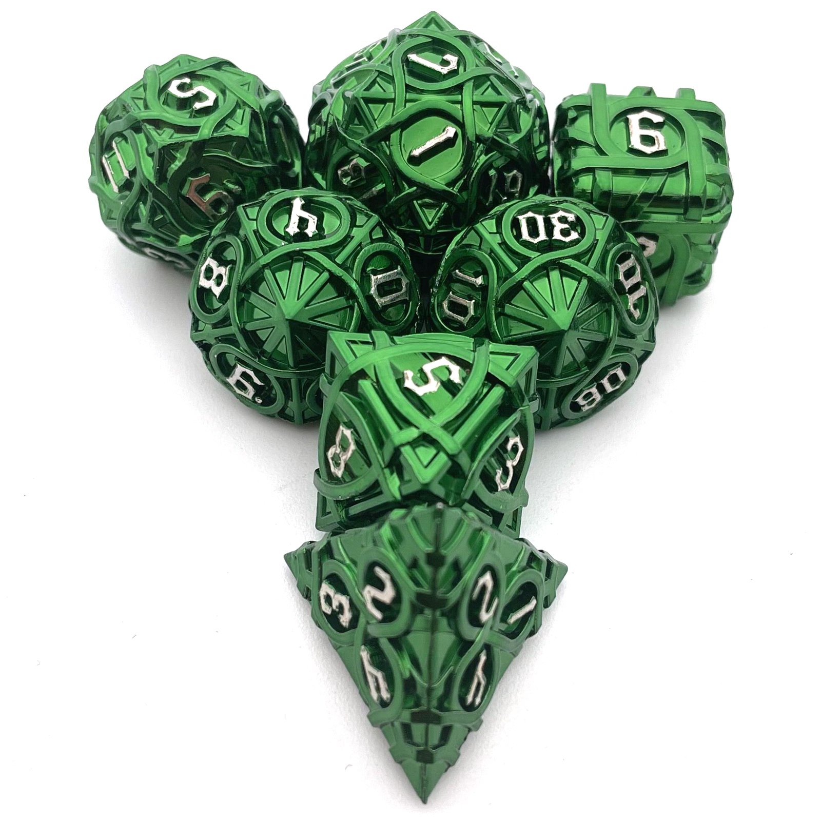 Custom polyhedral DND RPG Dice Metal Dungeons & Dragons board game board game accessories