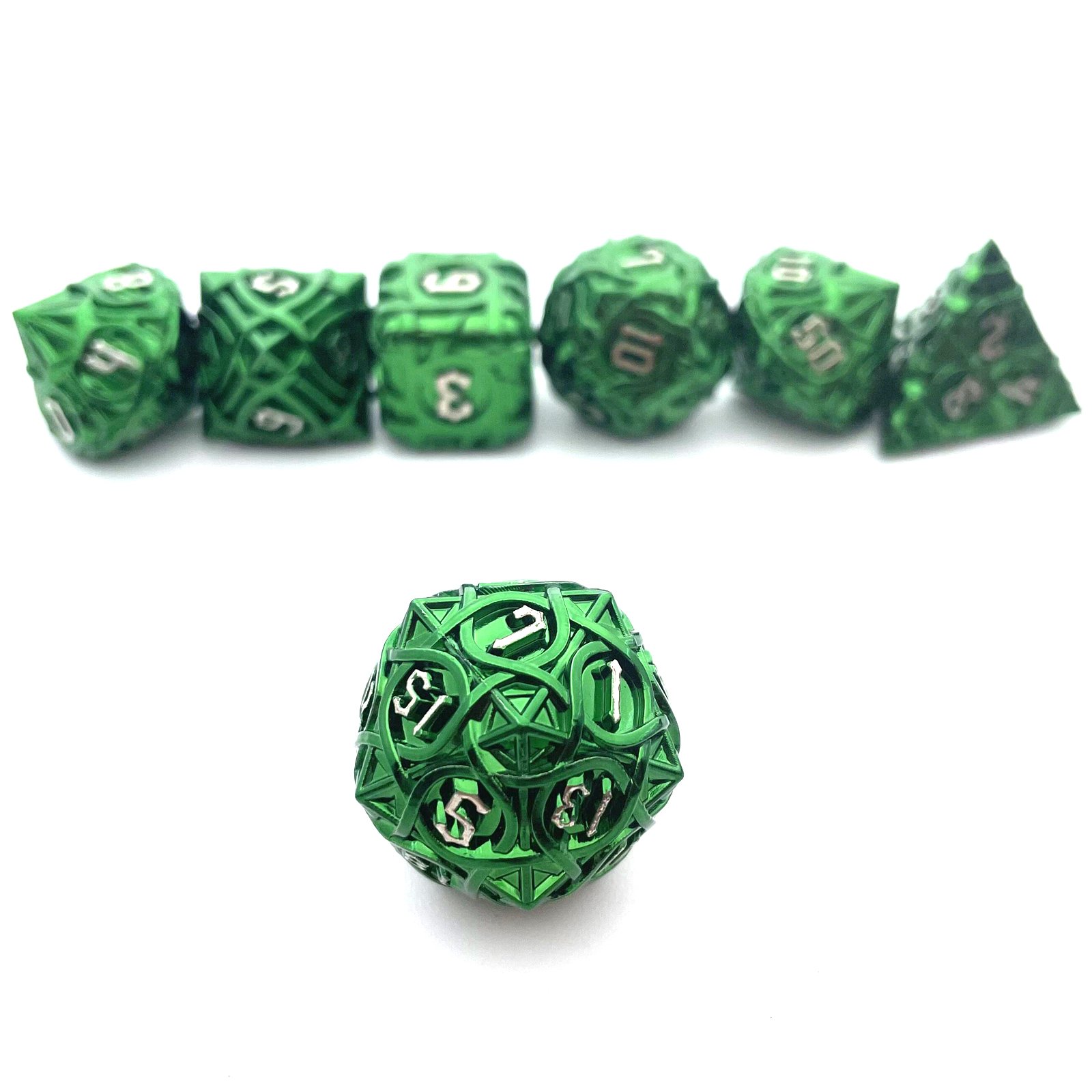Custom polyhedral DND RPG Dice Metal Dungeons & Dragons board game board game accessories
