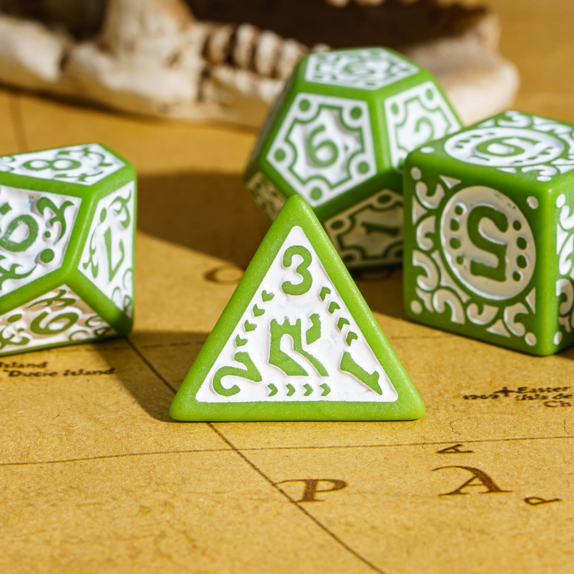 Udixi Custom Counter Dice Polyhedral Dice Acrylic Pattern Dice Set for for DND Dungeons and Dragon RPG Board Games