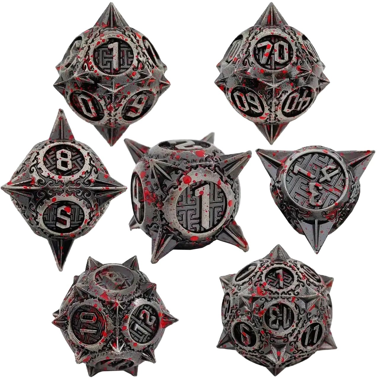 wholesale XCL 18mm Resin black and white dice set D6 customized acrylic custom dice game by family