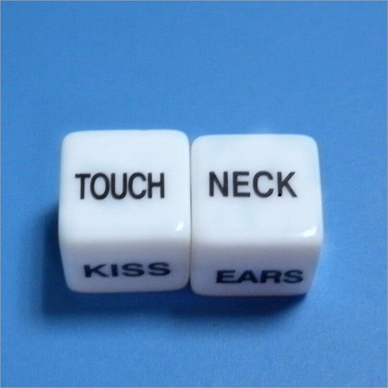 2 PCS Funny Sex Dice Romance Love Humour Party Gambling Adult Games Sex Toys Erotic Craps Pipe For Couples