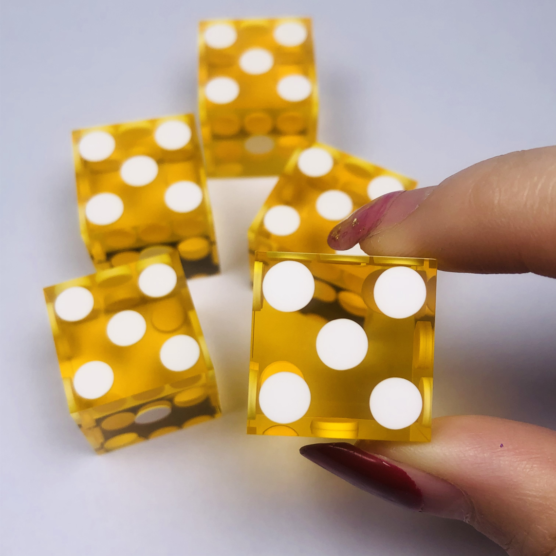 D6 Straight Square Corners Mini Polyhedral Small Dice Dot Game Toys Casino Art Picture Board Game Custom Casino Dice