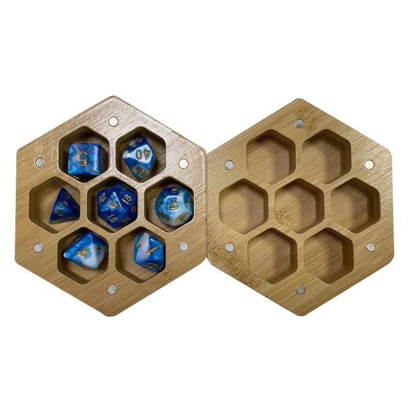 Dungeons And Dragons Accessory Wooden Dice Box Dnd Rpg Board Game Dice Gift Wooden Boxes
