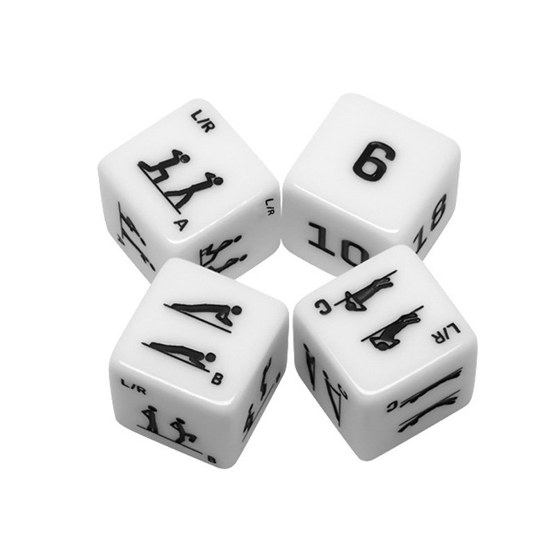 Custom Printed Polyhedral Acrylic Dice 6 Sides 16mm 20mm Plastic Board Game Dice D6 Acrylic Story Dice