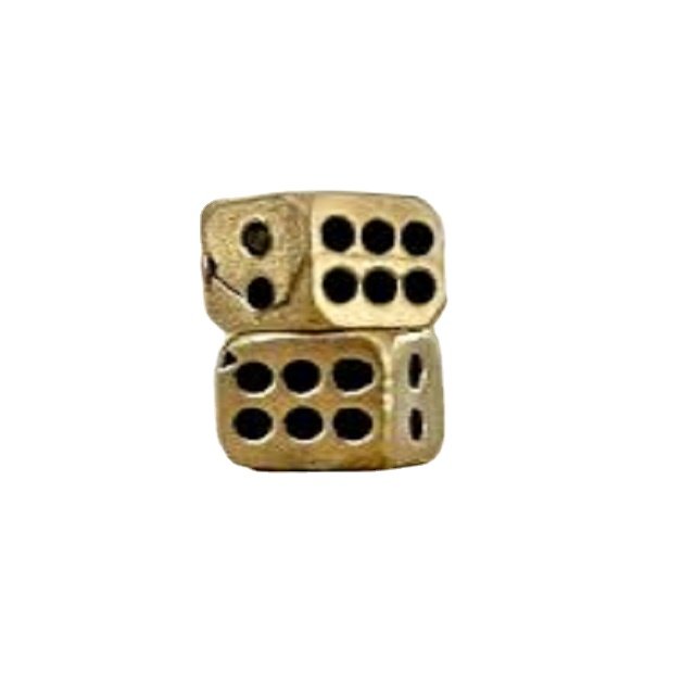 6 Sided Metal Brass Dice Set Customizable Kids Board Game Factory Direct Best Price Home Organizing Brass Solid Dice