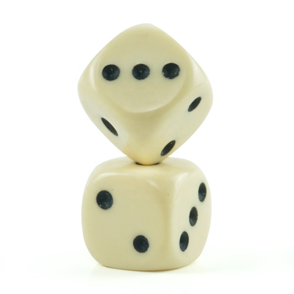 Professional supply 10mm dice acrylic d6 side common round corner or straight conner multi color custom logo for gaming